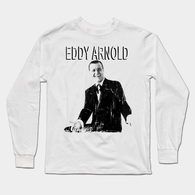 Artdrawing - eddy arnold Long Sleeve T-Shirt by freshtext Apparel10